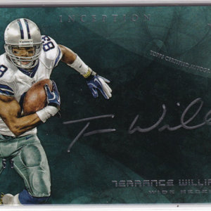 2013 Topps Inception Rookie Autographs Silver Ink #SSTWI Terrance Williams /50