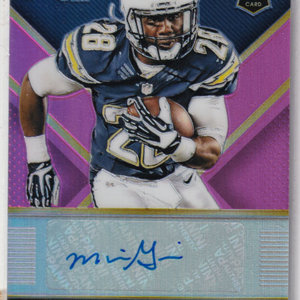 2014 Select Rookie Autographs Prizm Fuchsia #RAMG Marion Grice /199