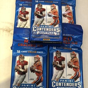 2021Panini Contenders Draft Picks 18 Cards Value Packs witch Red Cracked Ice Inserts.jpg