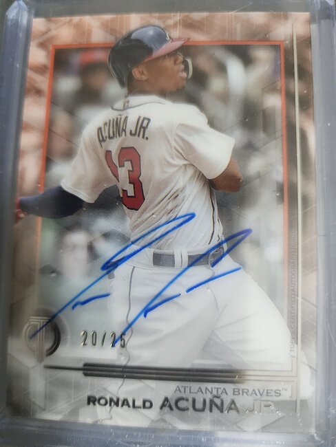 Ronald Acuna Jr Auto /25