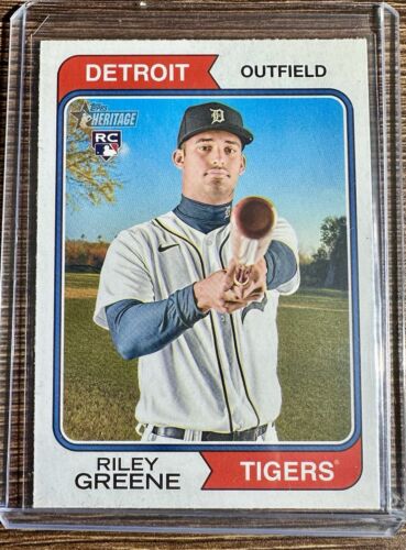 2023 Topps Heritage Riley Greene RC #48 Detroit Tigers Rookie Card