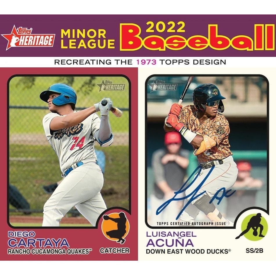 Break Complete! 2022 Topps Heritage Minor League Baseball Hobby Card