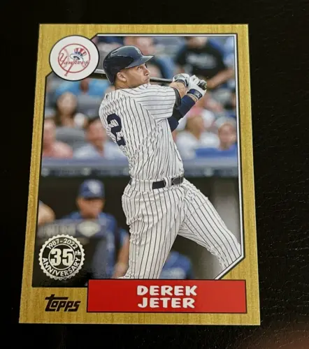 Derek Jeter 2022 Topps 1987 35th Anniversary #87TB-35