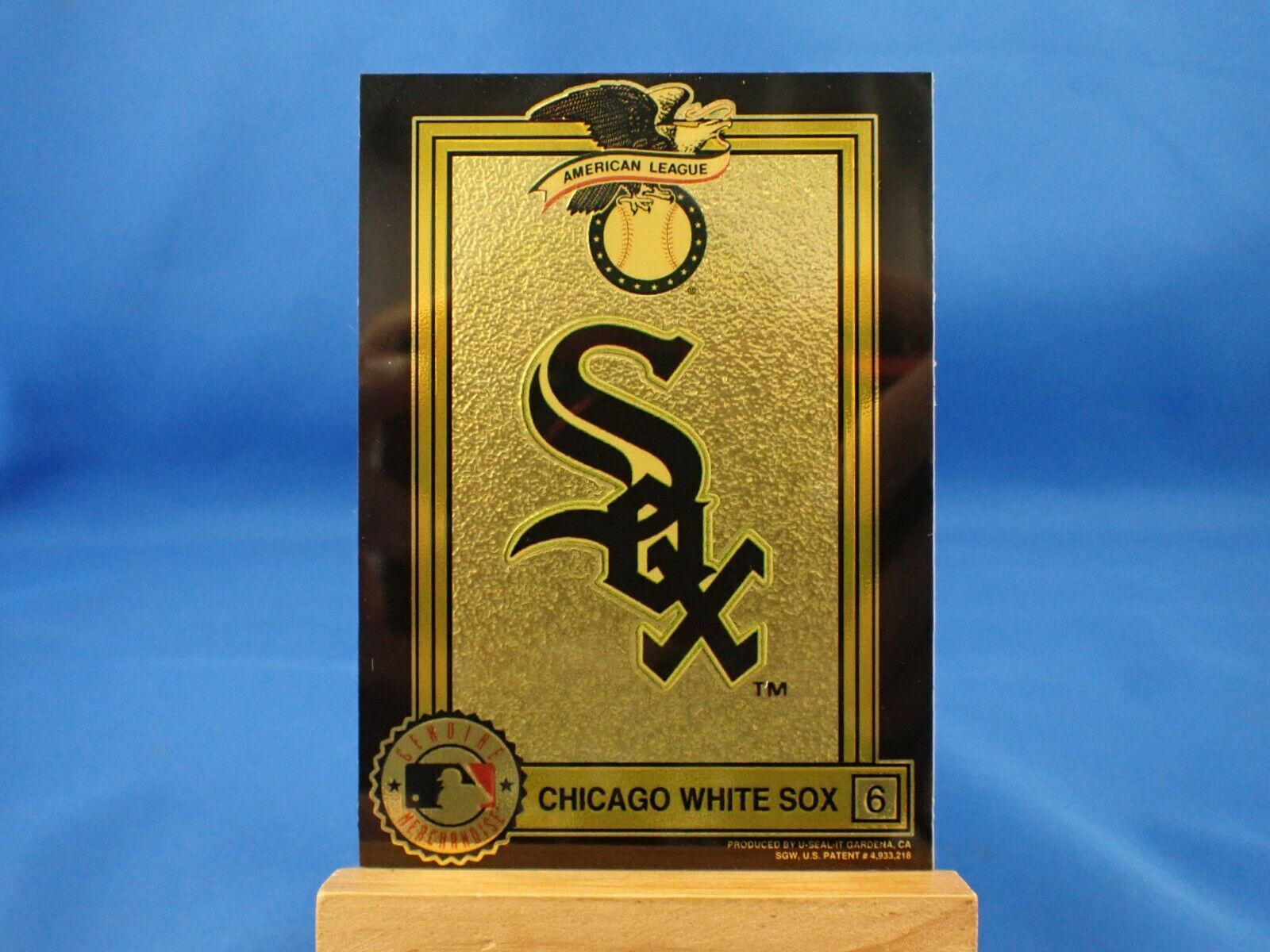 Chicago White Sox Logo Card #6 - Picture 1 of 2