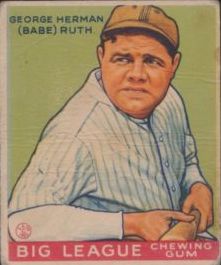 1933 Goudey #181 Babe Ruth RC
